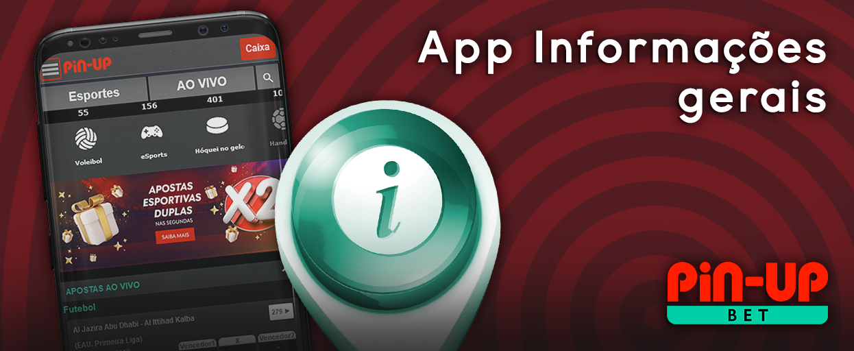 Informações sobre o aplicativo móvel Pin Up 