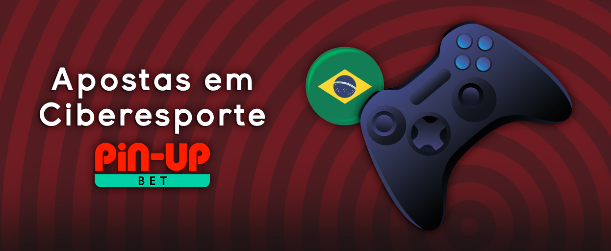 Apostas em esportes cibernéticos no site de apostas Pin-Up Brasil