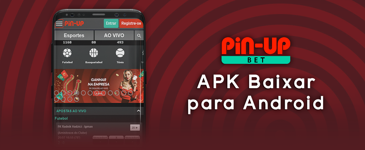 Faça o download do aplicativo móvel PinUp em dispositivos Android