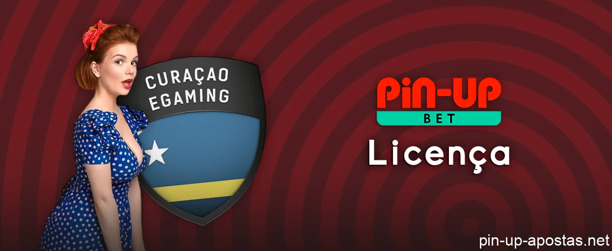 Informações sobre a licença Pin Up - Curaçao Jogos Conselho de Controle