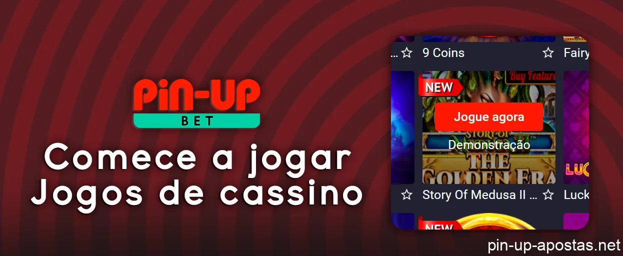 Como começar a jogar jogos de cassino na Pin Up - instruções passo a passo