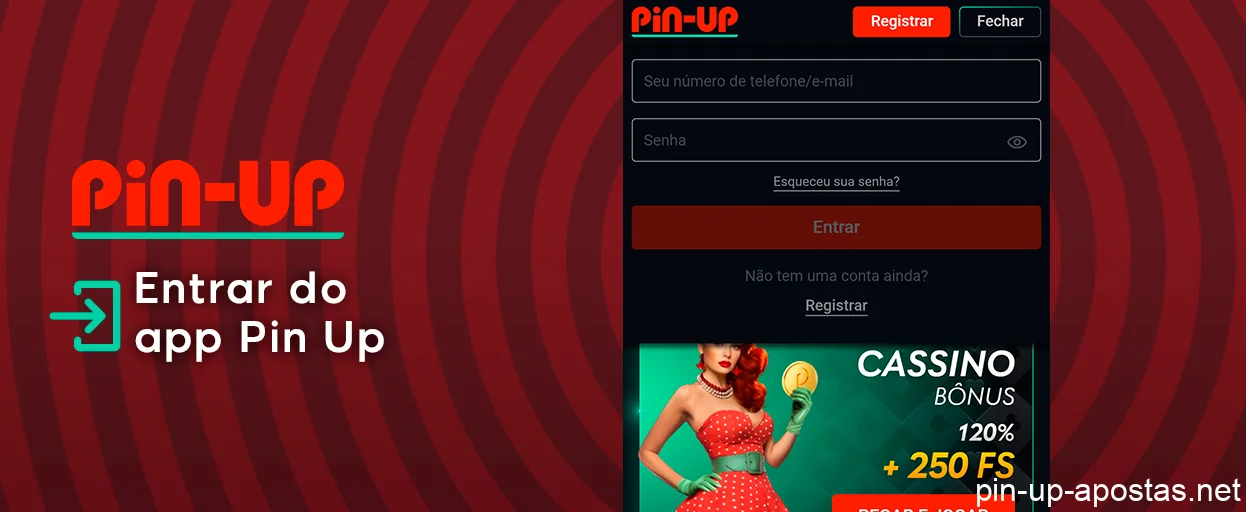 Autorização no Pin Up - como fazer login na sua conta