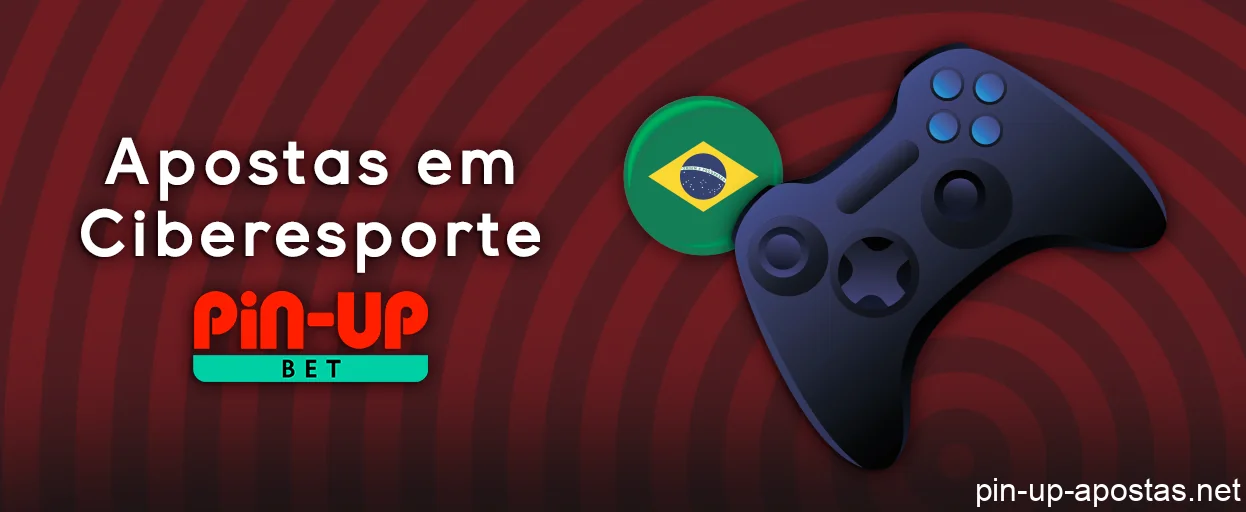 Apostas em esportes cibernéticos no site de apostas Pin-Up Brasil