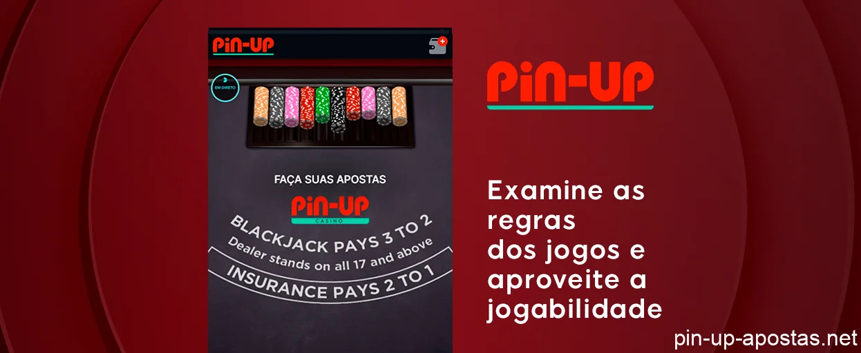 Verifique as regras e comece a jogar - Pin Up Table Casino games