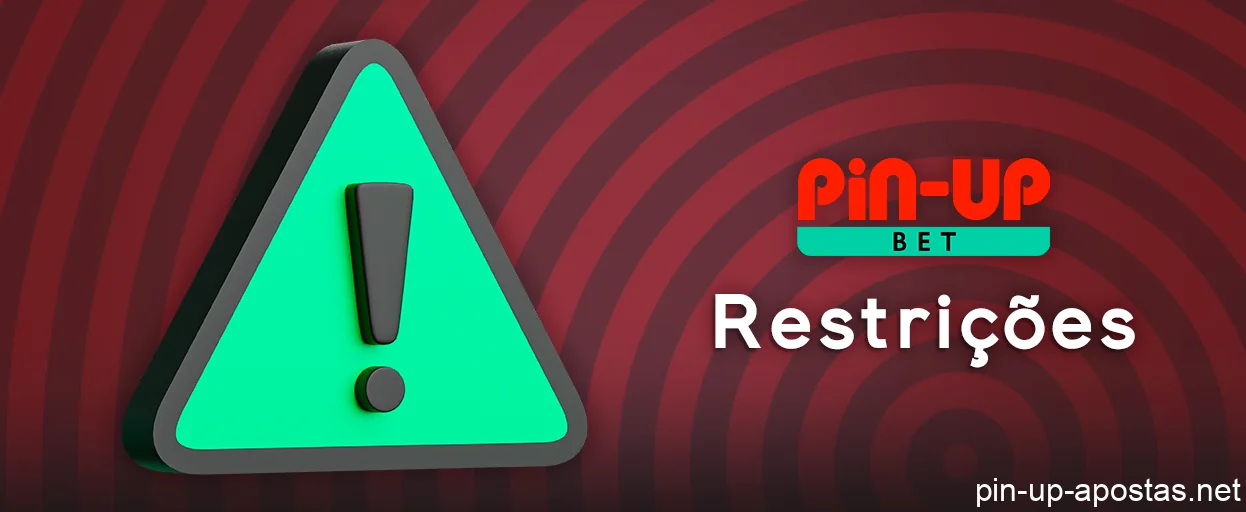 Restrições de registro da Pin Up - sobre limites de idade, limites, termos e condições