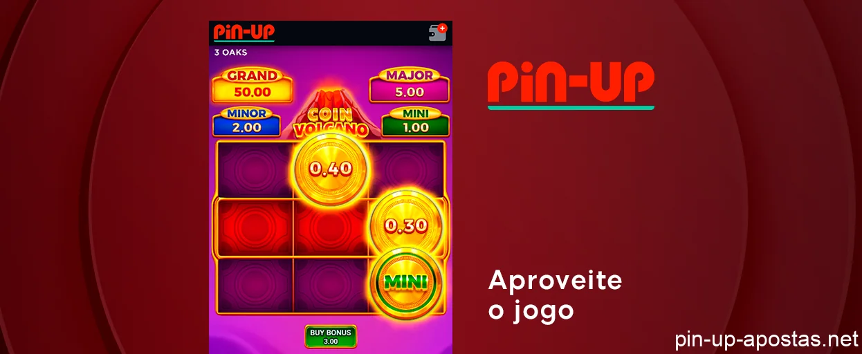 Comece a jogar slots de cassino no Pin Up