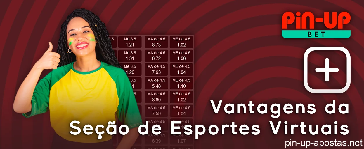 Benefícios das apostas esportivas virtuais da Pin Up para os brasileiros