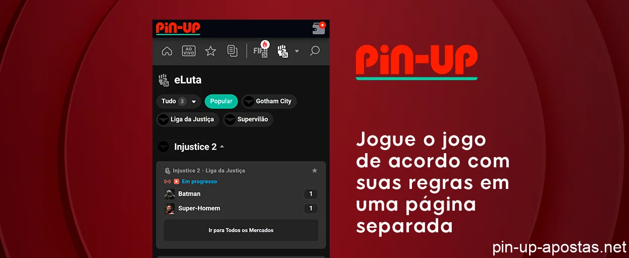 Confira as regras e comece a jogar - Pin Up Brasil V-Sports