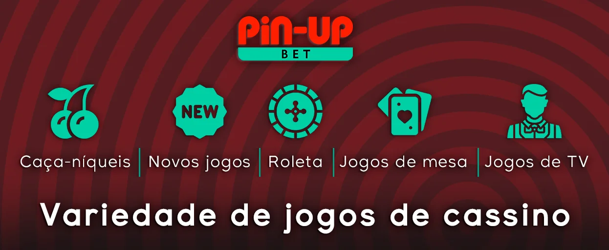 A variedade de jogos de cassino no site da Pin Up - Caça-níqueis, Roleta, Jogos de mesa